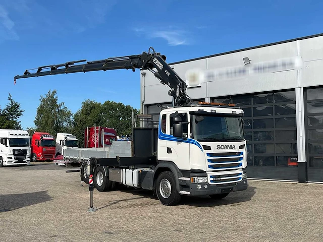 Scania - 6x2*4 - dag cabine - lll - fassi laadkraan - g410 - 2016 - vrachtwagen - afbeelding 24 van  29