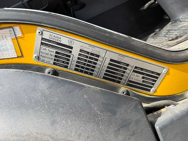 Scania - 94g 220 veegtruck - vrachtwagen - afbeelding 19 van  32