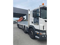 Scania - g 400 b 8x2 met palfinger kraan en pacton axd.218 aanhanger - vrachtwagen - afbeelding 5 van  20