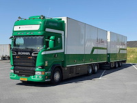 Scania - r450 - bloemen combi - vrachtwagen - 2015 - koeler - aanhanger - burg bpm 00-20 - 2000