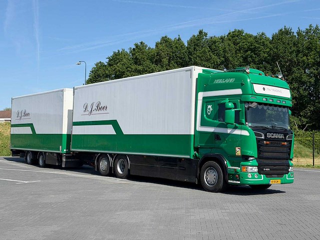 Scania - r450 - bloemen combi - vrachtwagen - 2015 - koeler - aanhanger - burg bpm 00-20 - 2000 - afbeelding 23 van  30