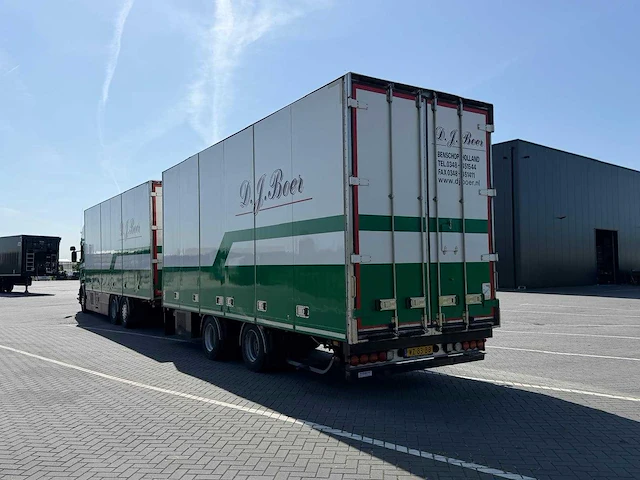Scania - r450 - bloemen combi - vrachtwagen - 2015 - koeler - aanhanger - burg bpm 00-20 - 2000 - afbeelding 28 van  30