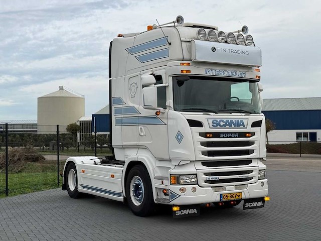 Scania - r450 - smart tacho - 2x bed - 2x tank - 2016 - vrachtwagen - afbeelding 29 van  32