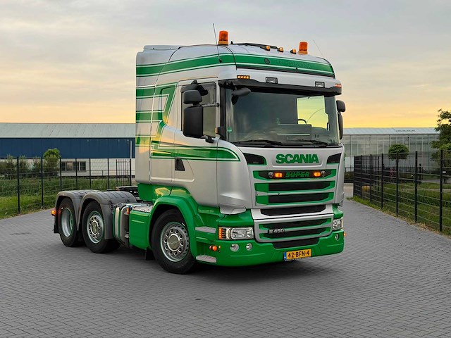 Scania - r450 - vollucht - gestuurde voorloper - vrachtwagen - 2015 - 42-bfn-4 - afbeelding 22 van  24