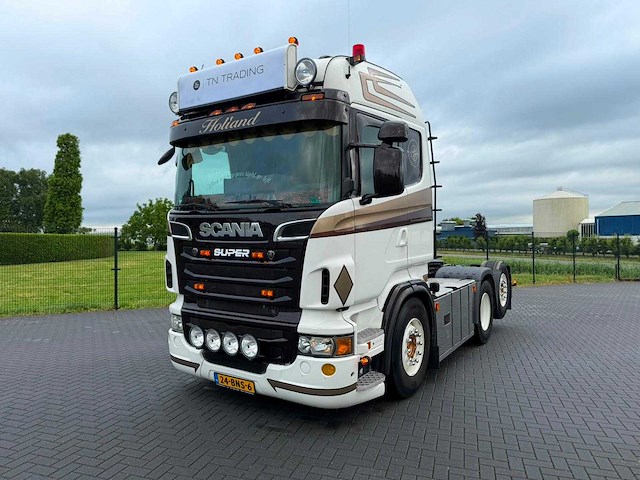 Scania - r500 - vollucht - smart tacho - show truck - vrachtwagen - 24-bns-6 - 2012 - afbeelding 1 van  22
