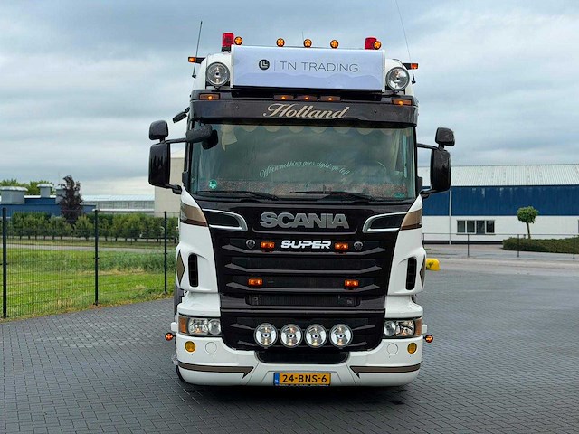 Scania - r500 - vollucht - smart tacho - show truck - vrachtwagen - 24-bns-6 - 2012 - afbeelding 18 van  22