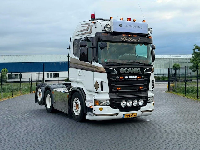 Scania - r500 - vollucht - smart tacho - show truck - vrachtwagen - 24-bns-6 - 2012 - afbeelding 16 van  22