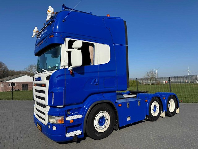 Scania - r500 v8 - showtruck - vollucht - gestuurd - retarder - 2006 - vrachtwagen - afbeelding 1 van  22