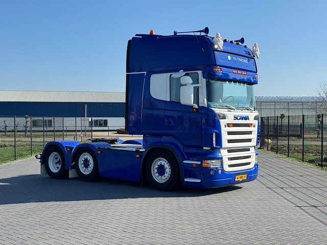 Scania - r500 v8 - showtruck - vollucht - gestuurd - retarder - 2006 - vrachtwagen - afbeelding 17 van  22
