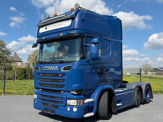 Scania - r580 - v8 - 6x2/4 - vollucht - retarder - 2017 - vrachtwagen - afbeelding 1 van  27