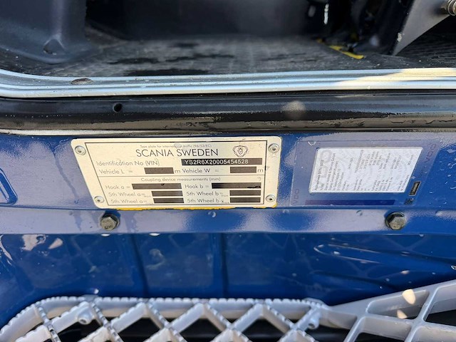 Scania - r580 - v8 - 6x2/4 - vollucht - retarder - 2017 - vrachtwagen - afbeelding 19 van  27