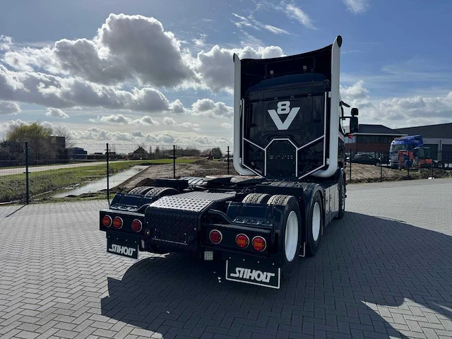 Scania - r580 v8 - showtruck - manual - retarder - boogie - 2005 - vrachtwagen - afbeelding 23 van  24