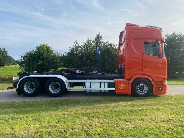 Scania - s500 - 6x2 - 25 ton haakarm - vrachtwagen - vollucht - 2019 - afbeelding 11 van  14
