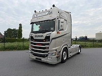 Scania - s580 - v8 - 2018 - vollucht - retarder - alcoa -24-bkn-2 - vrachtwagen