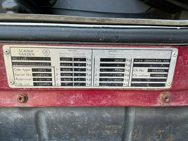 Scania 124g 420 veetransport vrachtwagen - afbeelding 21 van  40