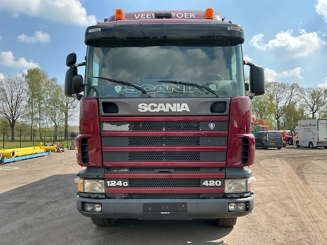 Scania 124g 420 veetransport vrachtwagen - afbeelding 39 van  40