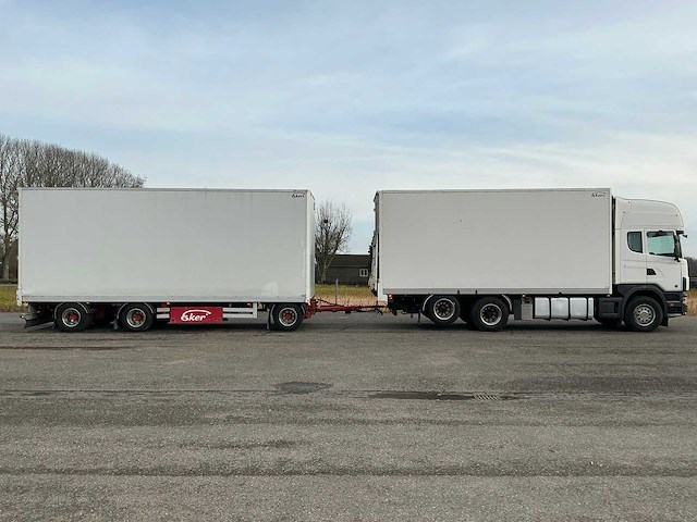Scania 164 r480 v8 vrachtwagen met ekeri schamelwagen - afbeelding 5 van  62