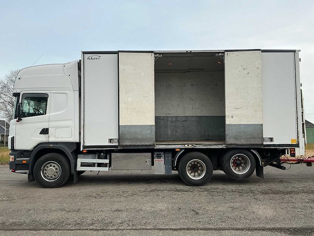 Scania 164 r480 v8 vrachtwagen met ekeri schamelwagen - afbeelding 7 van  62