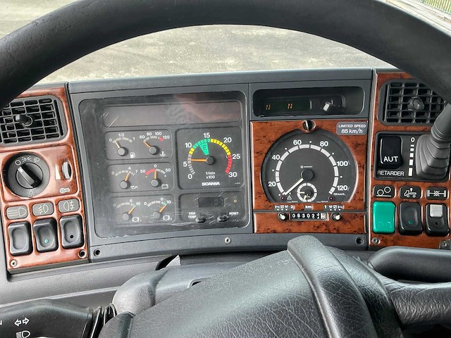 Scania 164 r480 v8 vrachtwagen met ekeri schamelwagen - afbeelding 26 van  62