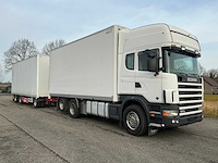 Scania 164 r480 v8 vrachtwagen met ekeri schamelwagen - afbeelding 2 van  61