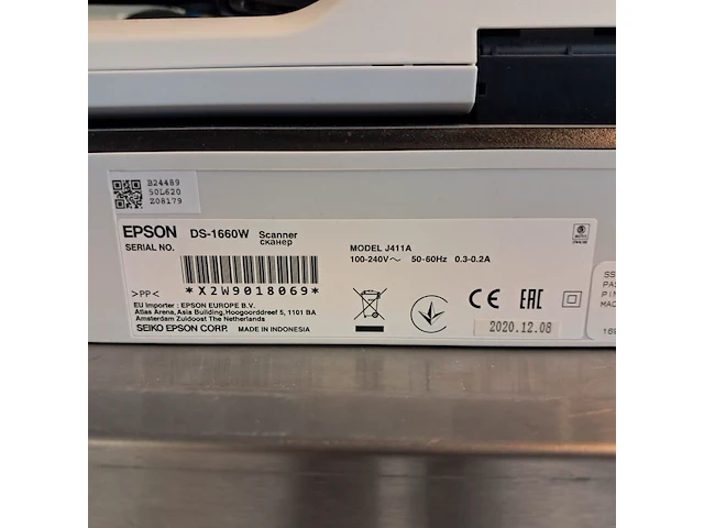 Scanner, epson, ds-1660w - afbeelding 6 van  9