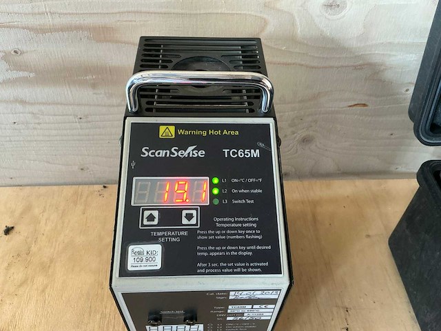 Scansense tc65m temperature calibrator - afbeelding 4 van  5