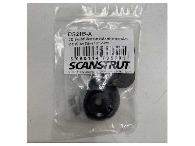 Scanstru ds21b-a 9 to 14 mm hull aluminum cable seal black - afbeelding 2 van  4