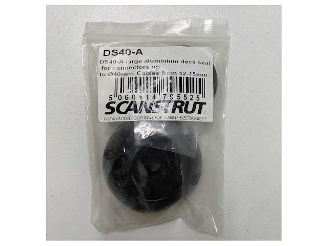 Scanstrut ds40-a 12 tot 15 mm true-hull aluminium kabelafdichting zwart - afbeelding 2 van  5