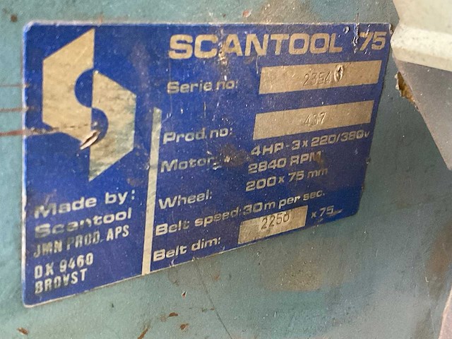 Scantool backstand schuurmachine - afbeelding 3 van  3