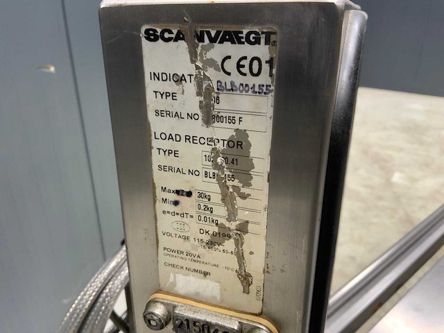 Scanvaegt weegschaal tafel - afbeelding 5 van  6