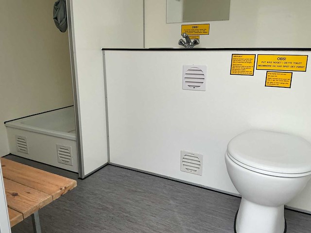Scanvogn toilet en douche unit sanitairunit mobiele badkamer - afbeelding 2 van  28