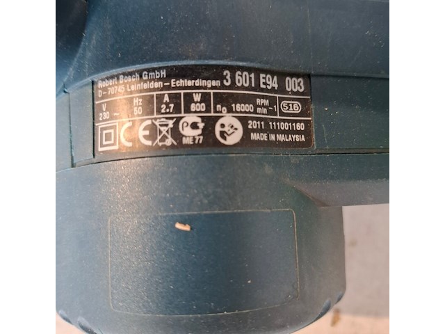 Schaafmachine - 230v, bosch, gho 15-82, 2012 - afbeelding 3 van  6