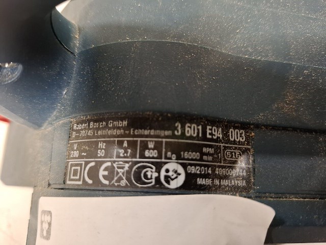 Schaafmachine - 230v, bosch, gho 15-82, 2015 - afbeelding 4 van  6