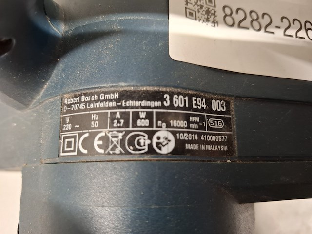 Schaafmachine - 230v bosch, gho 15-82, bouwjaar 2015 - afbeelding 3 van  6