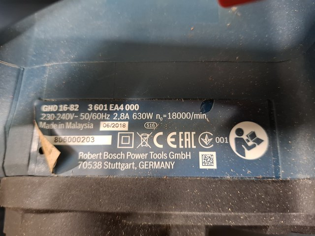 Schaafmachine - 230v, bosch, gho 16-82, 2018 - afbeelding 4 van  6