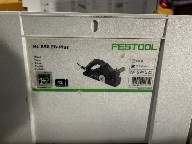 Schaafmachine in systainer festool, hl 850 eb-plus - afbeelding 3 van  6