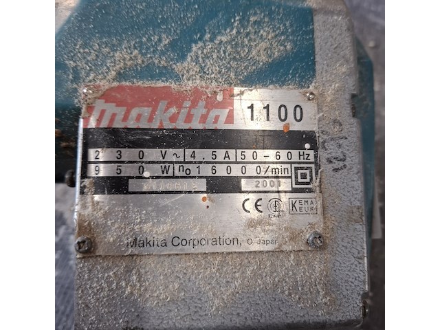 Schaafmachine makita, 1100, bouwjaar 2001 - afbeelding 4 van  5