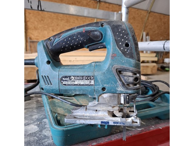 Schaafmachine met decoupeerzaag makita, 1100 en 4350fct, bouwjaar o.a. 2009 - afbeelding 4 van  10