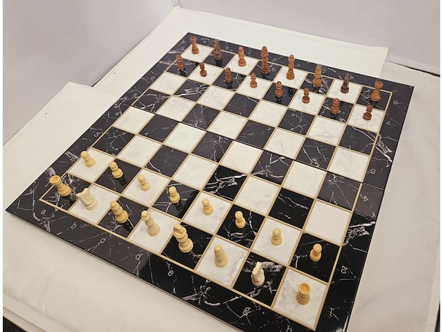 Schaakbord inclusief schaakstenen - afbeelding 1 van  5