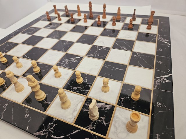 Schaakbord inclusief schaakstenen - afbeelding 2 van  5