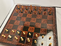 Schaakbord inclusief schaakstenen - afbeelding 3 van  6