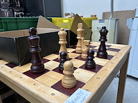 Schaaktafel 73x73x68cm - afbeelding 2 van  5