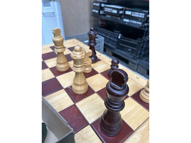 Schaaktafel 73x73x68cm - afbeelding 5 van  5