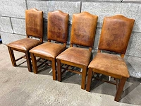 Schaapslederen eetkamerstoel (8x)
