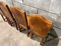 Schaapslederen eetkamerstoel (8x) - afbeelding 11 van  13