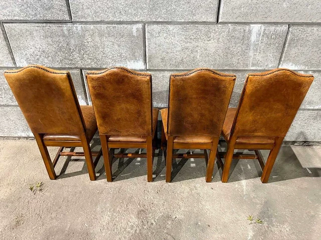 Schaapslederen eetkamerstoel (8x) - afbeelding 13 van  13