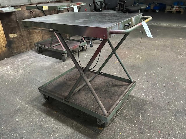 Schaarheftafel, verrijdbaar - afbeelding 2 van  5