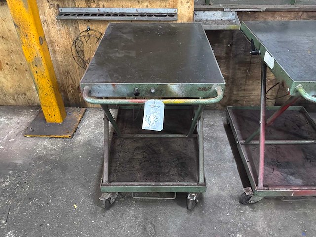 Schaarheftafel, verrijdbaar - afbeelding 4 van  5