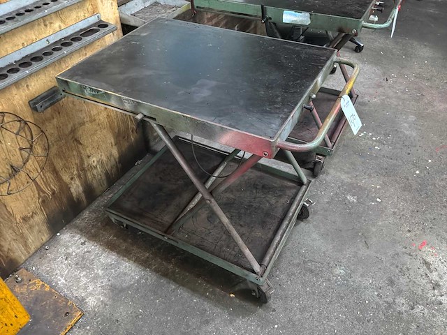 Schaarheftafel, verrijdbaar - afbeelding 5 van  5