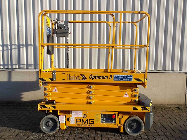 Schaarhoogwerker haulotte optimum 8ac 7.77m elektrisch 2015 - afbeelding 1 van  1